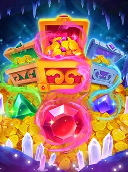 Portada de la tragamonedas Immortal Ways Magic Gems, del estudio Rubyplay.